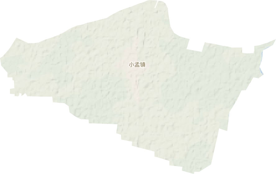 小孟镇地形地图