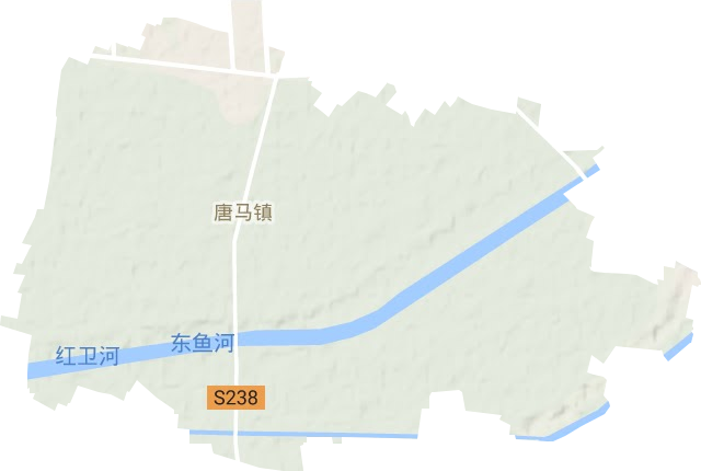 唐马镇地形地图