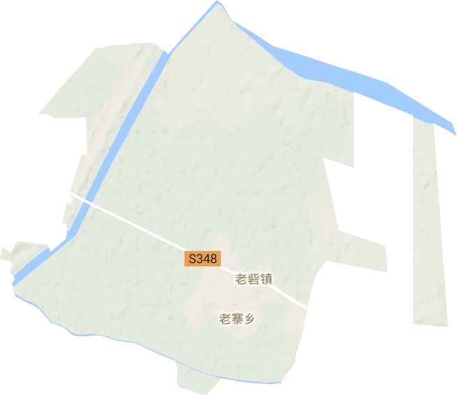 老砦镇地形地图
