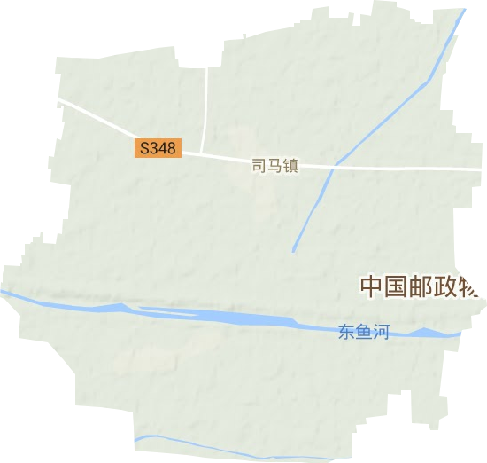 司马镇地形地图