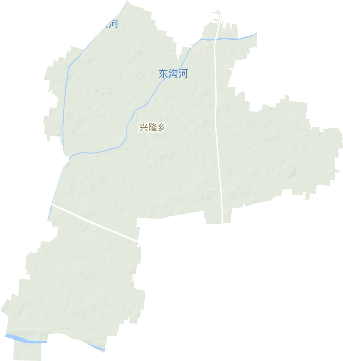 兴隆镇地形地图