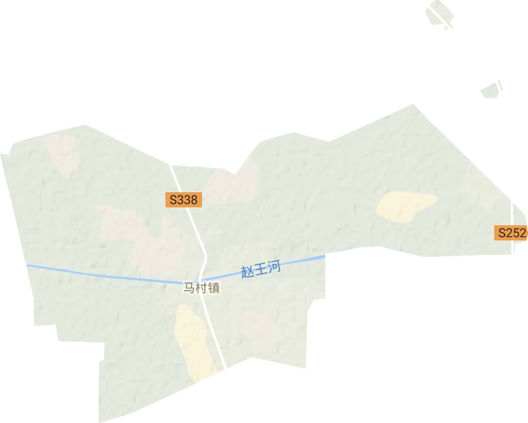 马村镇地形地图