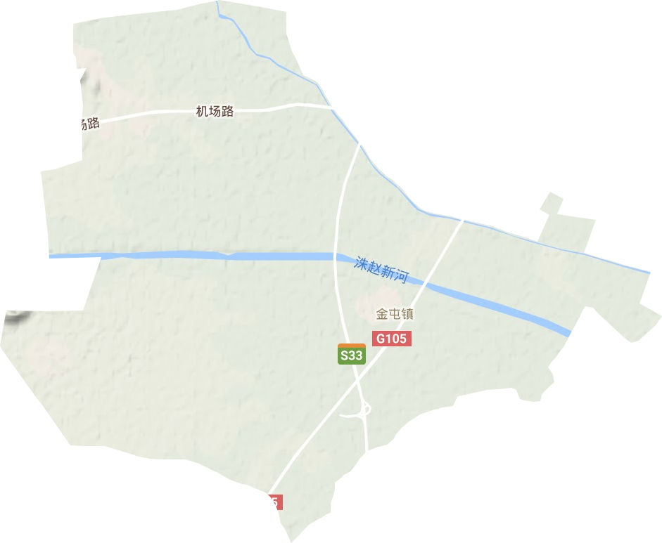 金屯镇地形地图
