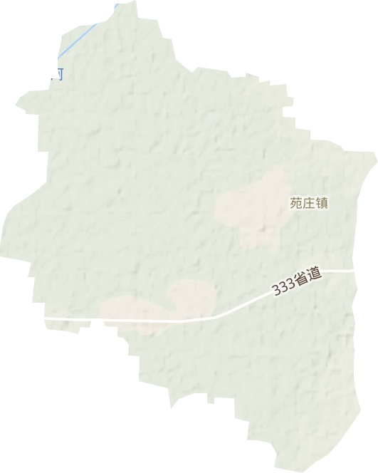 苑庄镇地形地图