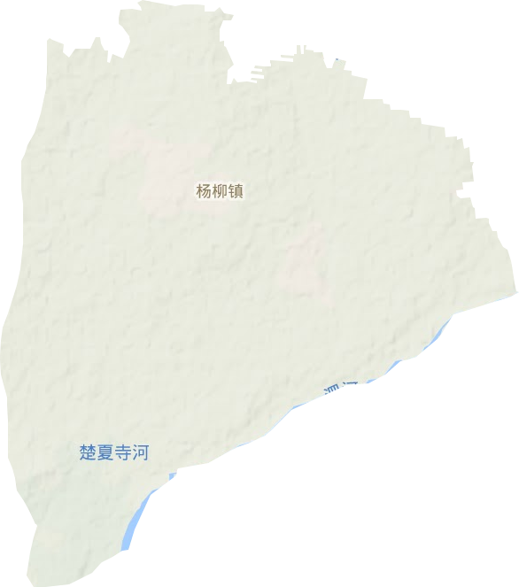 杨柳镇地形地图