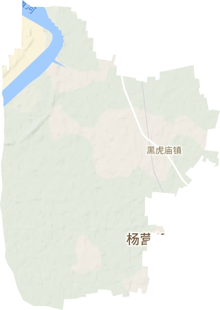 黑虎庙镇地形地图