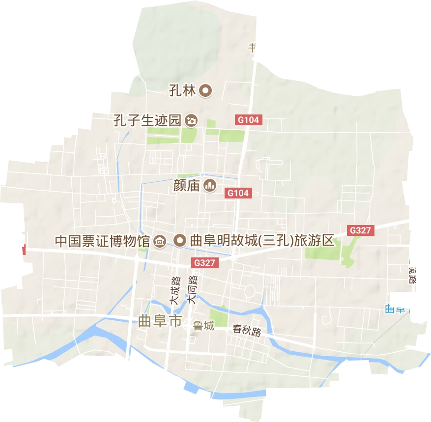 鲁城街道地形地图