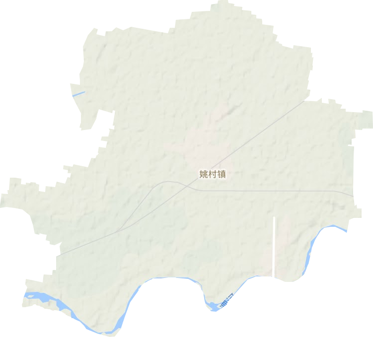 姚村镇地形地图