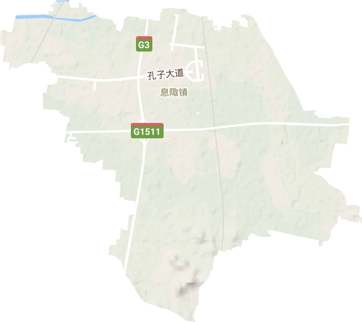 息陬镇地形地图