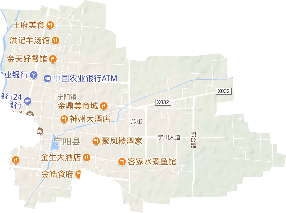 文庙街道地形地图