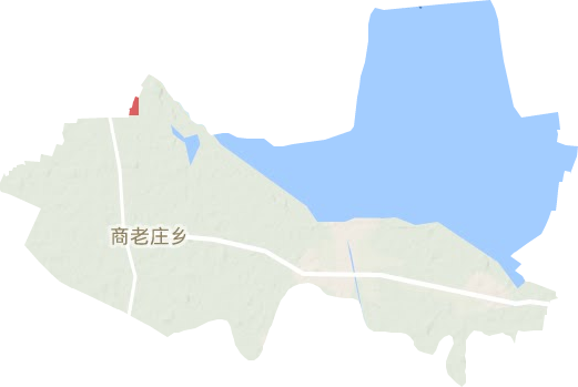 商老庄乡地形地图