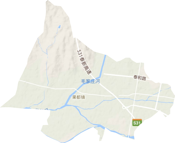 果都镇地形地图