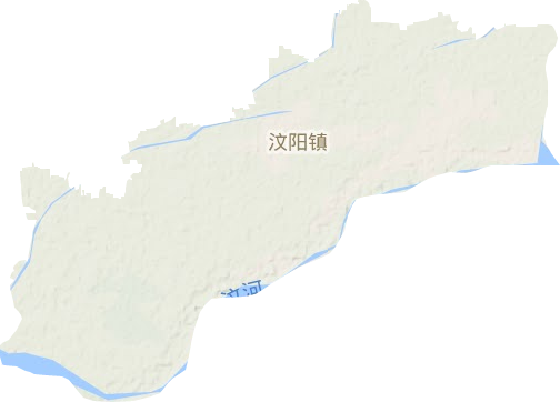 汶阳镇地形地图