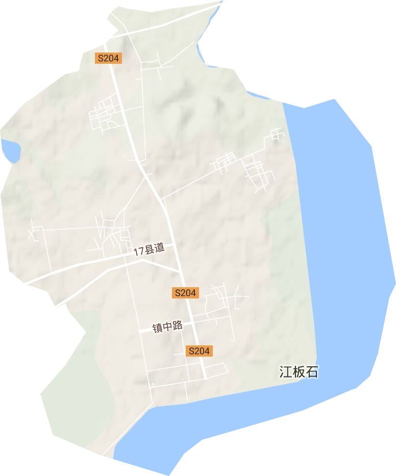 埠口港管理委员会地形地图