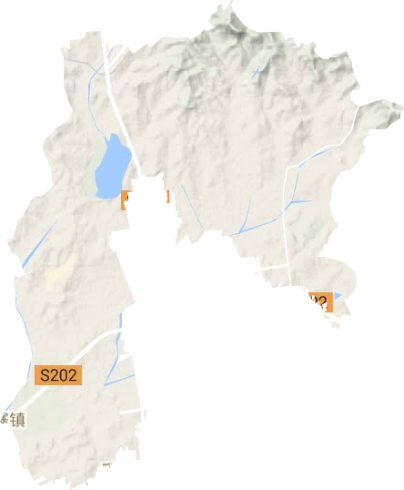 夏村镇地形地图