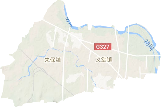 义堂镇地形地图