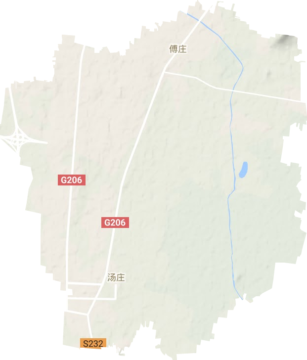 傅庄街道地形地图