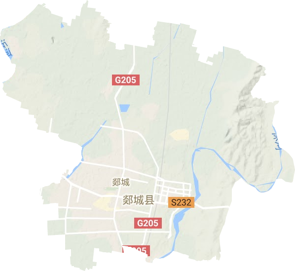 郯城街道地形地图