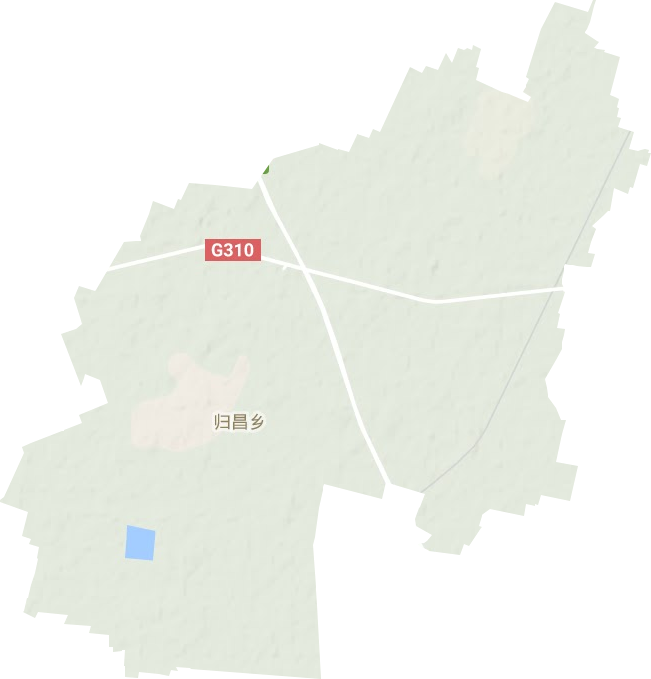 归昌乡地形地图