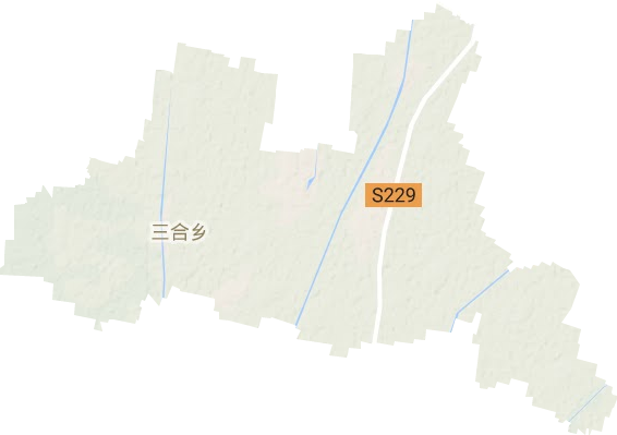 芦柞镇地形地图