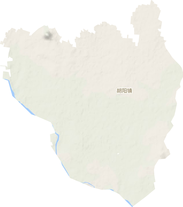 胡阳镇地形地图