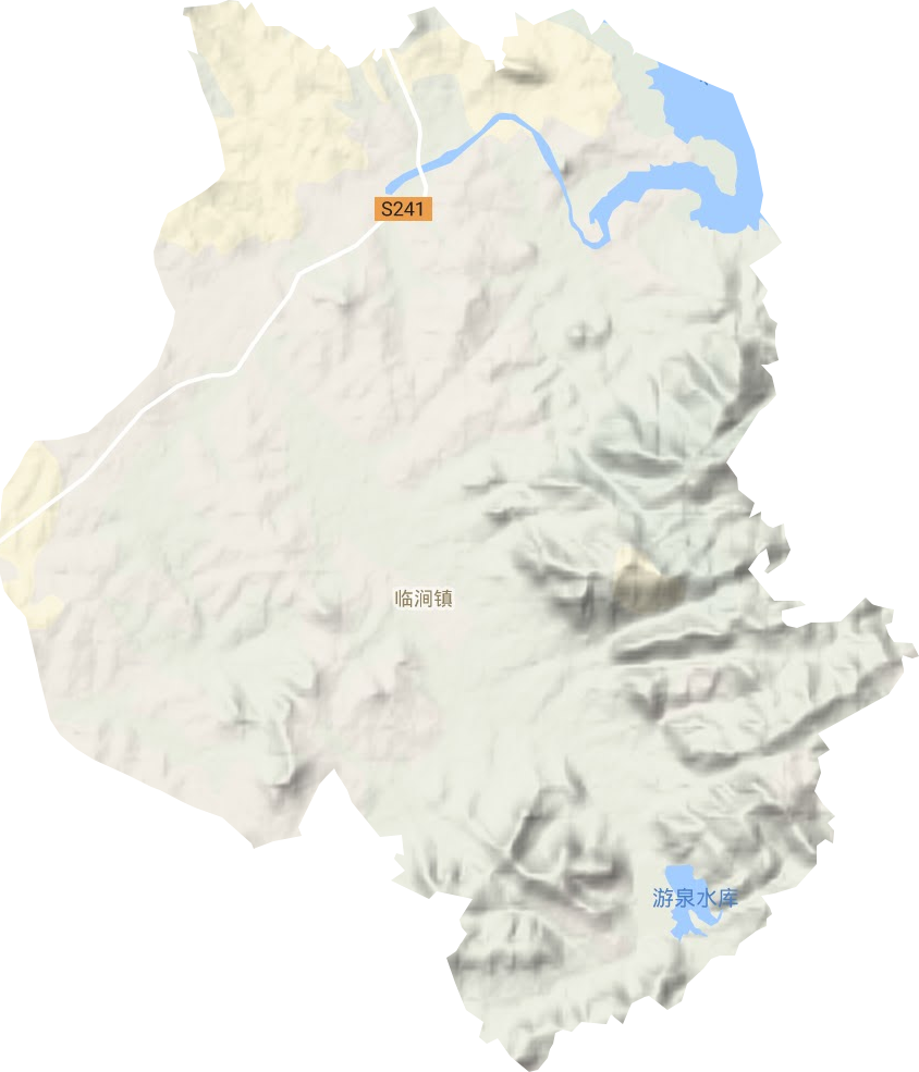 临涧镇地形地图