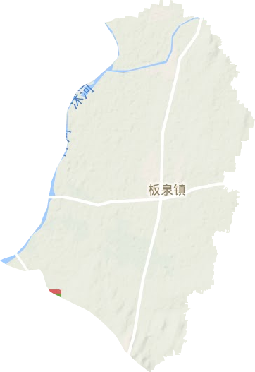 板泉镇地形地图