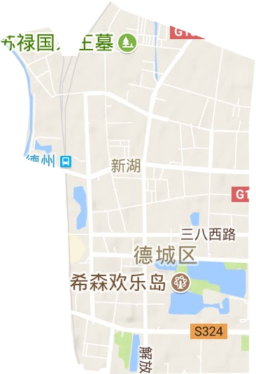 新湖街道地形地图