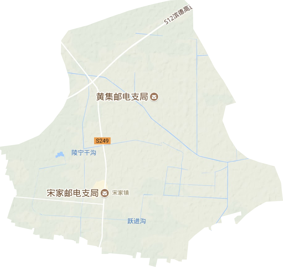 宋家镇地形地图