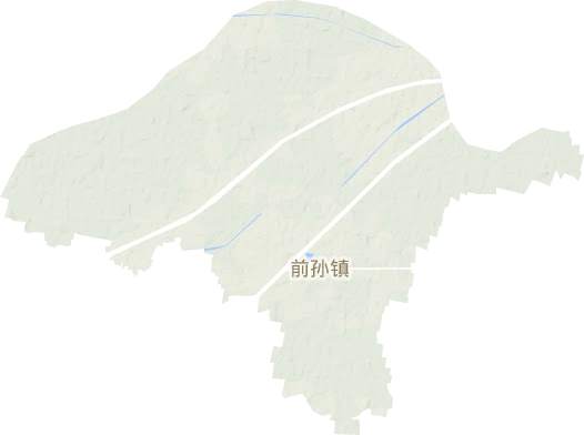 前孙镇地形地图
