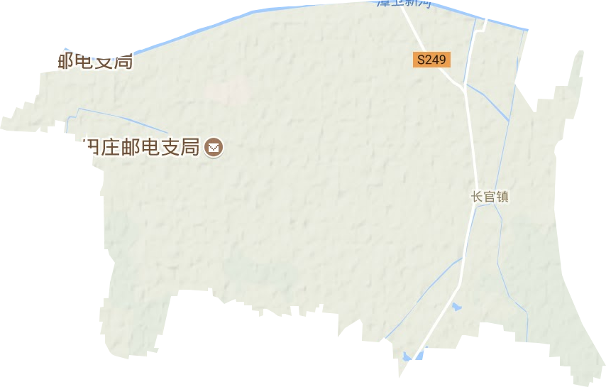 长官镇地形地图