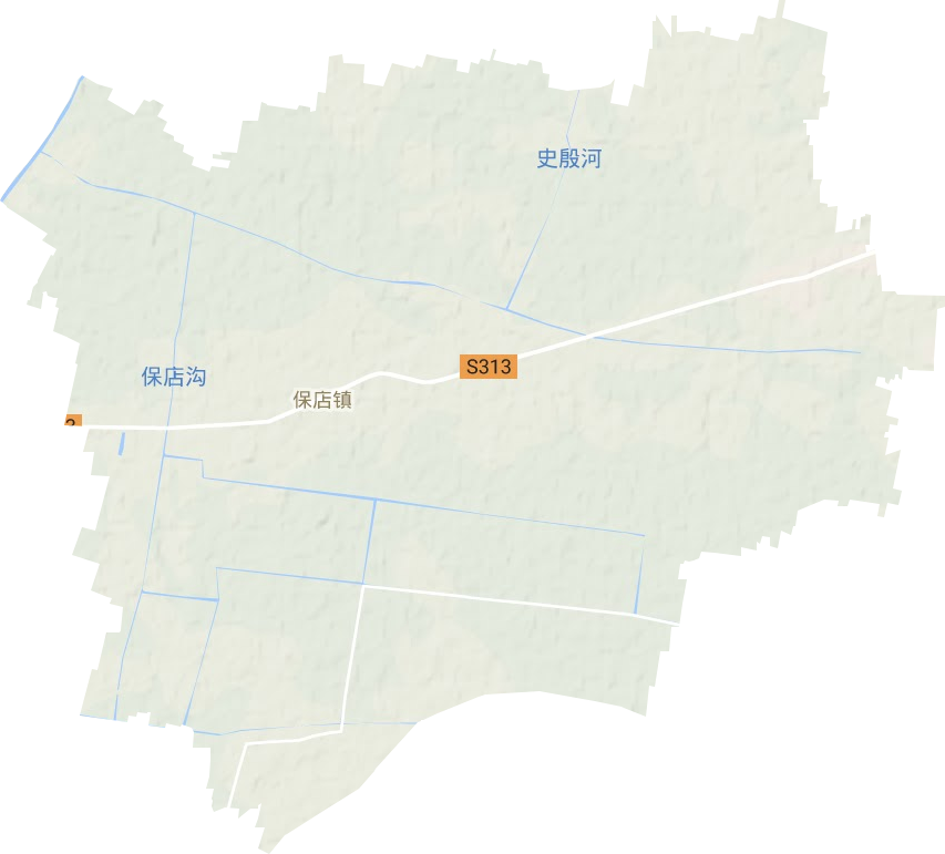 保店镇地形地图
