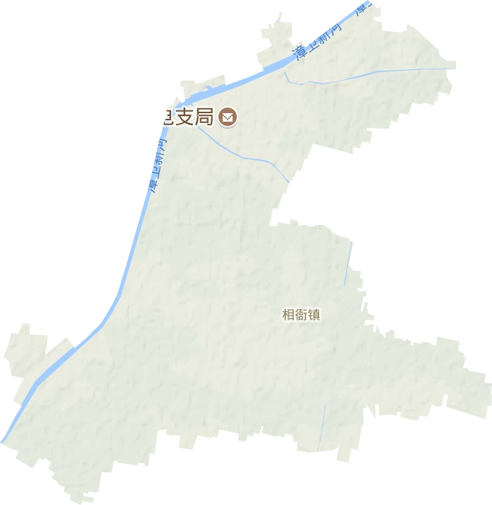 相衙镇地形地图