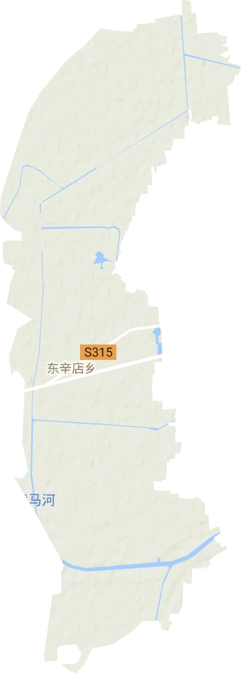 东辛店镇地形地图