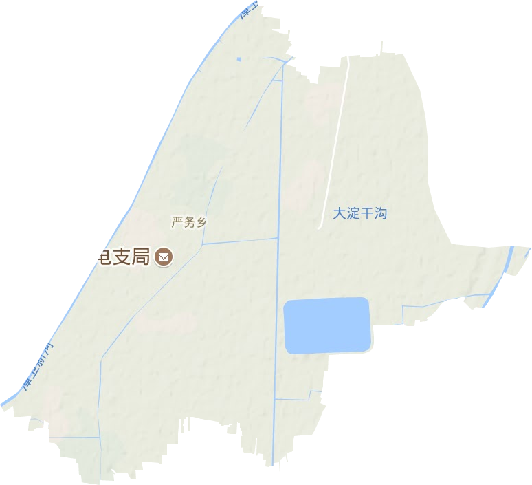 严务乡地形地图
