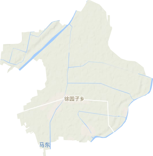 徐园子乡地形地图