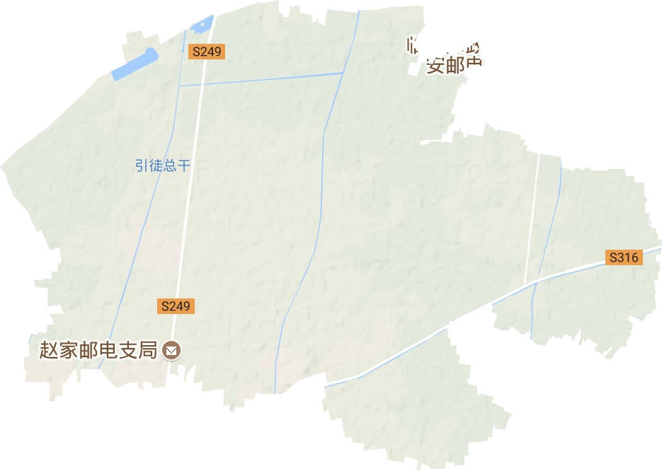 临邑镇地形地图