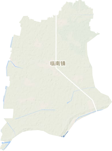 临南镇地形地图