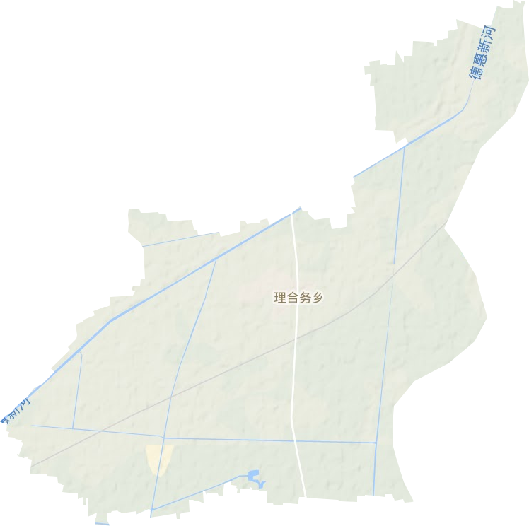 理合务镇地形地图