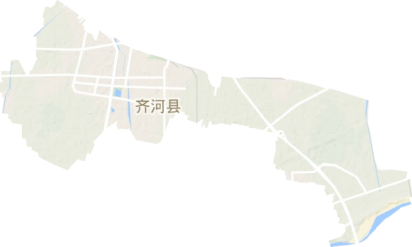 晏城街道地形地图