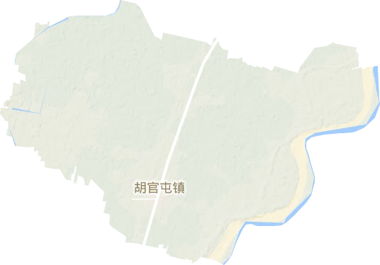 胡官屯镇地形地图