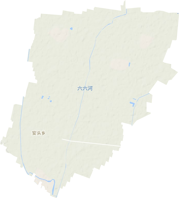 安头乡地形地图
