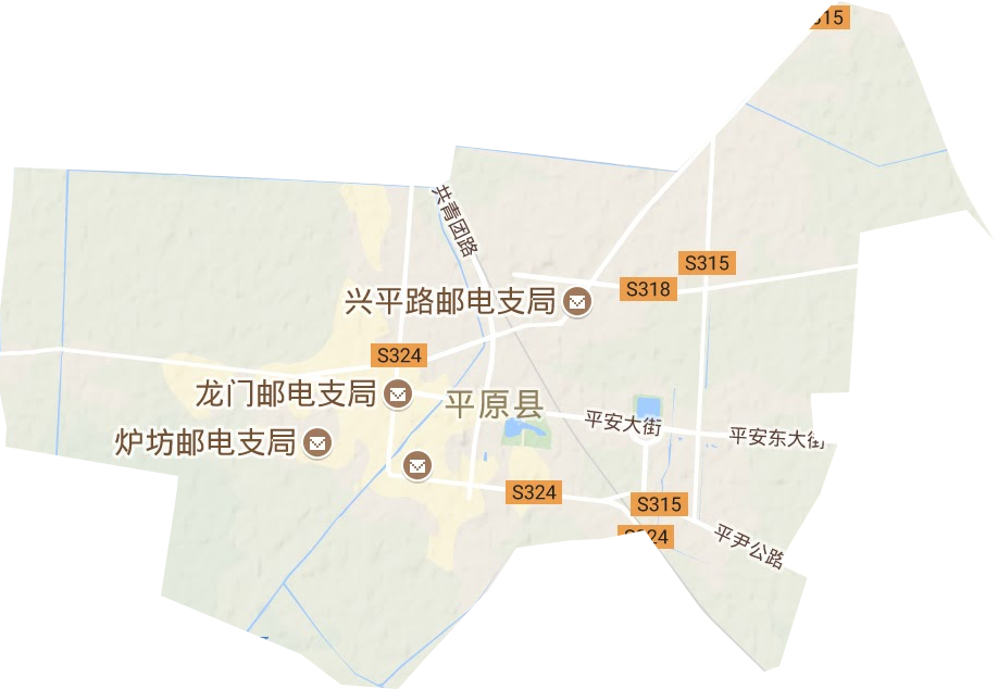 龙门街道地形地图