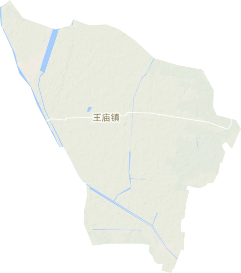 王庙镇地形地图