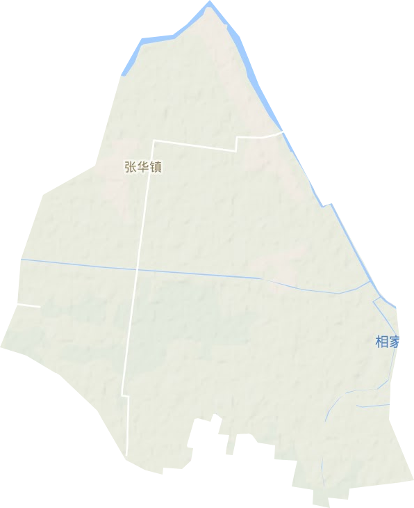张华镇地形地图