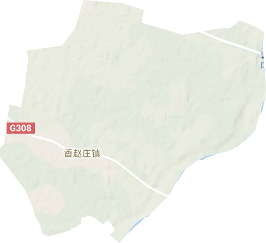 香赵庄镇地形地图