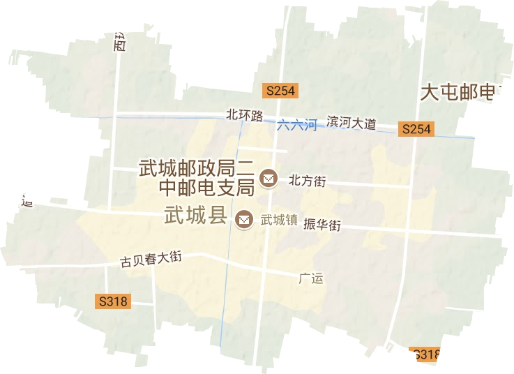 广运街道地形地图