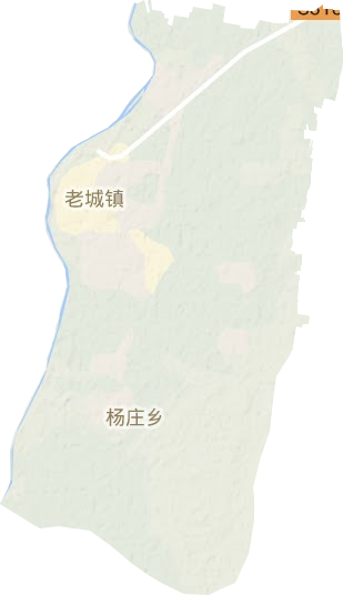 老城镇地形地图
