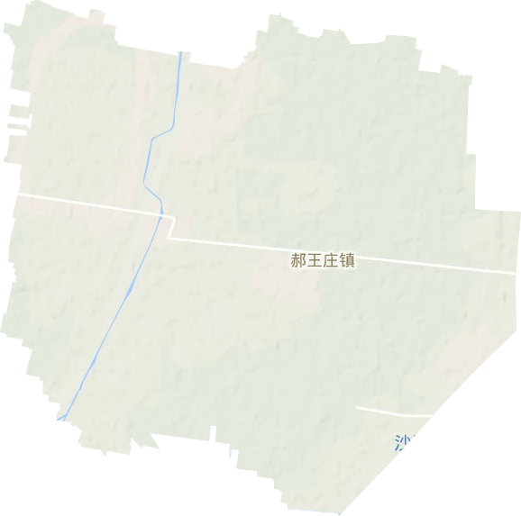 郝王庄镇地形地图