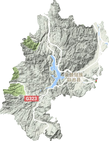 乳源县地形地图